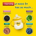 thumbnail image 4 of NIDO Kinder 1+ Powder Beverage Mix, Immunity Toddler Milk with Vitamins A, C, D, Iron to Support Growth, 28.2 oz Canister, 4 of 14