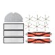thumbnail image 1 of 13 Piezas para 2C Robot Aspirador Accesorios Cepillo Lateral Principal PañOs de Fregona Filtros Repuestos, 1 of 5