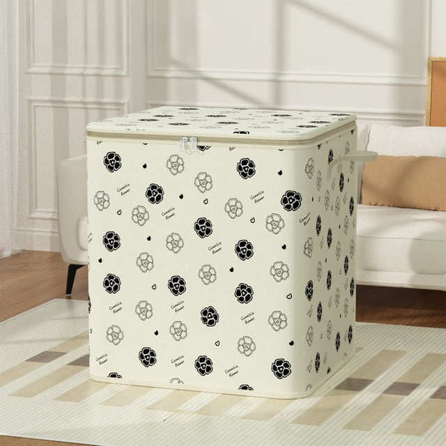 Bolsa para Guardar Colchas Dsp241211003 | Bolsa Grande Plegable de Tela No Tejida con Asas para Mudanzas | Organizador de Ropa Súper Grueso y Duradero, Ideal para Colchas, Ropa de Cama, Juguetes y Ar