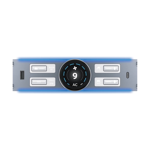 Controlador Perilla Física Multifuncional USB Tipo C Hugtrwg para Tesla Model Y 3 2021-2024