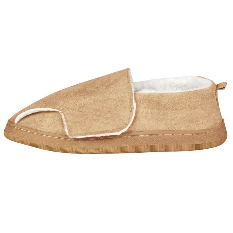 Adjustable Swollen Feet Loafers Ladies Tan Medium Walmart