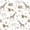 White Light Brown, variant on Castle Fairy Cute Fox Bear Monkey Zebra 7-Piece Twin Bedding,Happy Camping Animal Bedding Comforter Set,Off White Green,Reversible