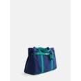 thumbnail image 2 of Free Assembly Women's Canvas Tote Handbag with Tote Charm, Navy with Green, 2 of 6