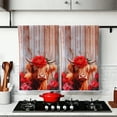 thumbnail image 4 of Highland Cow with Flowers Hand Towels, Absorbent Kitchen Towels Dish Towel for Home Bathroom Gym Hotel Holiday Decor,17.7x27.5 inch, 4 of 6