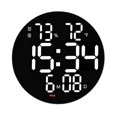 thumbnail image 2 of Reloj de pared digital Colco Pantalla de temperatura y humedad 10 pulgadas blanco, 2 of 8