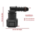 thumbnail image 4 of Conector Manguera Combustible 90° Universal 7.89 Mm, 4 of 4