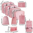 thumbnail image 3 of Cubos de embalaje para viajes Juego de 10 cubos de viaje Organizador de maleta plegable Bolsa de almacenamiento de equipaje ligera, 3 of 5
