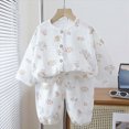 thumbnail image 2 of xaweyi Toddler Boy Clothes Outfit Long Sleeve Sweatshirt Top Jogger Pants Cute 2Pcs Set, 2 of 4