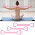 thumbnail image 3 of Set de Bandas de Resistencia con Mangos, Paquete de 3, Bandas Elásticas Portátiles para Brazos, Espalda, Hombros, Yoga, Pilates y Rehabilitación, 3 of 5