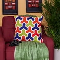 thumbnail image 6 of Parkland Collection Canis Multicolored Throw Pillow, 6 of 10