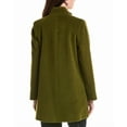 thumbnail image 2 of FLEURETTE womens  Wool-Blend Car Coat, 10, Green, 2 of 3