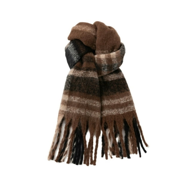 Bufanda cálida de invierno for mujer, chal largo, bufandas grandes, bufandas gruesas for clima frío, bufandas grandes y gruesas de gran tamaño.