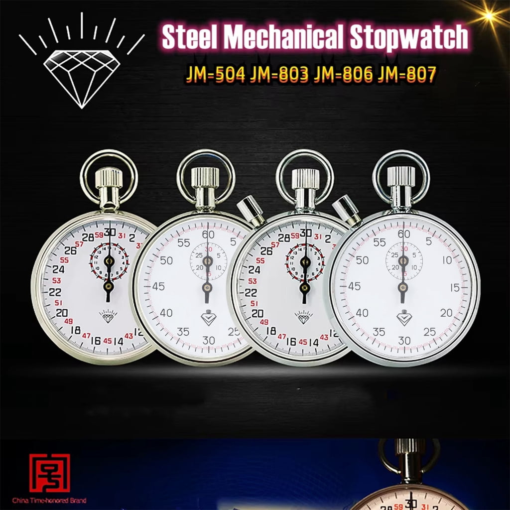 AllMetal Mechanical Stopwatches For Professional Track Field Timing Event
