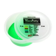 CanDo TheraPutty Scented Hand Exercise Putty For Rehabilitation, Exercises, Hand Therapy, Occupational Therapy, Green, apple scented, 2 Ounces