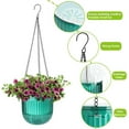 thumbnail image 2 of Bexikou 3 Pcs Hanging Planter Pots,Self-Watering Hanging Basket with Drainage Hole and Metal Chain,Succulent Flower Plant Pot Container for Indoor Outdoor Garden Balcony Wall Decor, 2 of 7