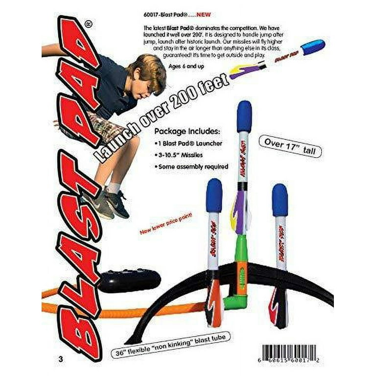 Marky Sparky Blast Pad Rocket Launcher Shoots Over 200 Feet High Large