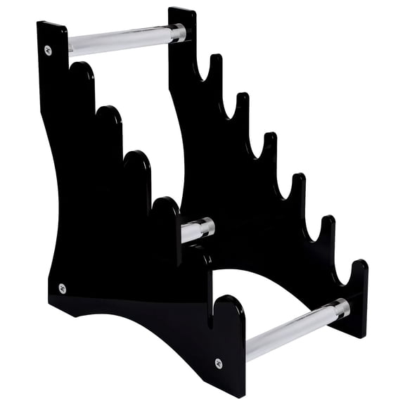 Acrylic Knife Display Stand - 6-Tier Detachable Knife Rack, Lightweight Pocket Knife Storage Case, Perfect for Collectors and Enthusiasts