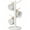 White, variant on WFPXAMLZZMD Mug Holder Tree, Coffee Cup Holder with 6 Hooks,Black