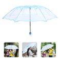 thumbnail image 3 of Tineasur Outdoor Clear Folding Umbrella with Floral Print Lightweight and Wind Resistant, 3 of 6