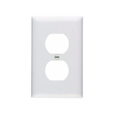 UPC 785007274554 product image for Pass and Seymour TP8-W White 1G DPLX Plate | upcitemdb.com