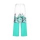 thumbnail image 3 of Pantalones Casuales de Mujer de Impresión Floral Cintura Elástica Suelta, Pantalones de Pierna Ancha Recta con Bolsillos, 3 of 5