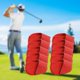 thumbnail image 5 of Juego de fundas protectoras para cabezas de hierro de golf de PU para golfistas que practican deportes al aire libre. rojo pequeño, 5 of 9
