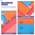 thumbnail image 3 of Milisten Hanging File Holder A4 Assorted Color Premium Paper for Office Document Storage 10Pcs, 3 of 8