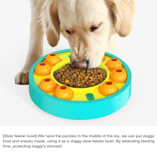 nipocaio Slow Feeder Dog Bowls Dog Puzzle Toys Interactive Dog Toy Dogs Treat Food Dispenser Bowls Puzzle Feeder Toys IQ Training Walmart