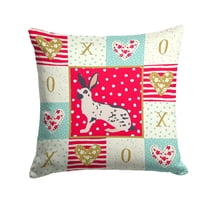 Animal Art Love Fabric Decorative Pillow