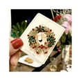 thumbnail image 3 of Wreath Metal Pins Fashion Jewelry Gift For Women Merry Christmas Decor Gifts, 3 of 6