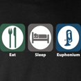 thumbnail image 3 of CafePress - Eat Sleep Euphonium Long Sleeve Dark T Shirt - Long Sleeve Dark T-Shirt, 3 of 4