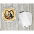 thumbnail image 4 of Lancashire Heeler and Flowers Compact Mirror 2.75 in x 3 in, 4 of 4
