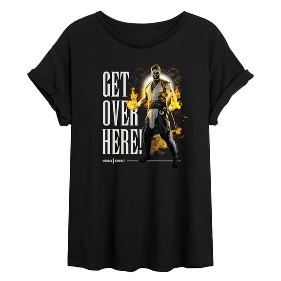 Mortal Kombat - Get Over Here - Juniors Ideal Flowy Muscle T-Shirt