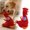 A, variant on Rooster Shaped Squeaky Knot Dog Chew Toy, Interactive Teeth Cleaning Pet Plaything for Puppies Cats, Durable Boredom Relief Knot Toy for Dental Care, Fit for All Breed Sizes