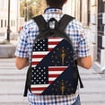 thumbnail image 6 of Travel Backpack For Women/Men America Indiana Flag Carry On Backpack With Laptop Compartment Travel Backpack, 6 of 7