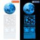thumbnail image 4 of Calcomanías De Pared Decoración Calcomanías de pared que brillan en la oscuridad-3D Moon Boat pegatinas de arte extraíbles (azul), 4 of 4