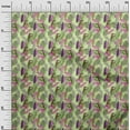 thumbnail image 3 of oneOone Cotton Cambric Light Green Fabric Tropical Leaf Diy Clothing Quilting Fabric Print Fabric By Yard 42 Inch Wide, 3 of 5