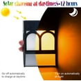thumbnail image 3 of FloreceBien Lámpara solar para exteriores, luces solares para vallas, iluminación LED solar para decoración de paisajes para jardín, patio, entrada, puerta de entrada, blanco cálido/multicolor,, 3 of 5