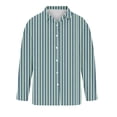 thumbnail image 4 of Camisas de Manga Larga para Mujeres Blusa de Trabajo Casual de Ajuste Suelto con Collar de Solapa Versátil Capa de Color Sólido, 4 of 7