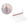 thumbnail image 2 of Percha antideslizante Perchero de Ropa funciones Perchero Plegable Ahorro de Espacio - Rosa Rosado Magideal Percha antideslizante, 2 of 7