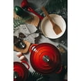 thumbnail image 3 of Hamilton Beach 8 inch Cast Iron Fry Pan, Red, 3 of 4