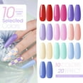 thumbnail image 3 of Gellen Gel Nail Polish Starter Kit with UV Lamp, 10 Colors Bright Rainbow Gel Polish with 36W Nail Lamp Top & Base Coat Nail Tools Manicure Set & Storage Box, All-In-One Gel Nail Polish Kit, 3 of 8