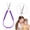 Purple, variant on Self-Opening Loop Scissors, Spring Loaded Safety Scissors, Adaptive Ergonomic Scissors, Stainless Steel Craft Scissors, Easy Squeeze Scissors, Comfort Grip Scissors for Crafting Office Daily Use
