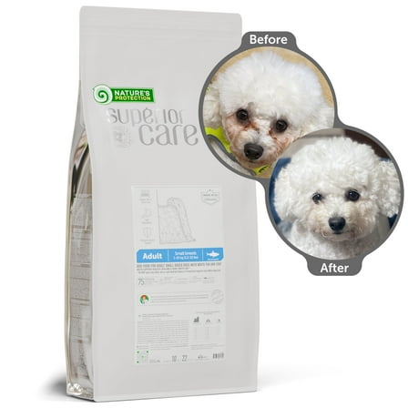 Nature's Protection Superior Care Grain Free Herring Dry Dog Food Small Breed Adult, 22 lb Bag