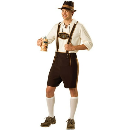 Prom Zombie Guy Costume - Bavarian Guy Adult Halloween Costume