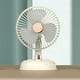 thumbnail image 5 of Ventilador de escritorio Ventilador de refrigeración de rotación izquierda y derecha de bajo ruido, ventilador de eléctrico USB, Recarga USB blanca perfecl ventilador personal de escritorio, 5 of 8