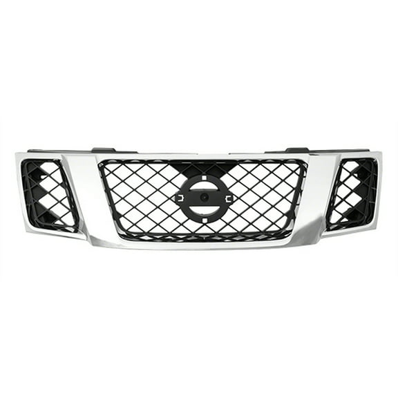 New Aftermarket Premium Fit Matte-Black / Chrome Front Grille 62310ZS00A fits 2008-2010 Nissan Pathfinder SE Sport Utility 4-Door