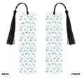 thumbnail image 2 of Kdxio Leaf Print Green Print Metal Tassel Bookmarks,Perfect Gift for Art Lovers and Bookworms Metal Bookmarks for Women, 2 of 8