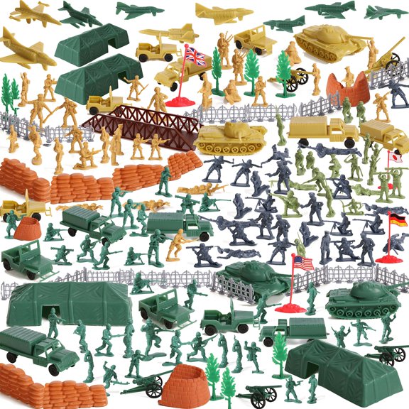 Set base militar IQ Toys Enorme de 300 piezas con 200 soldados