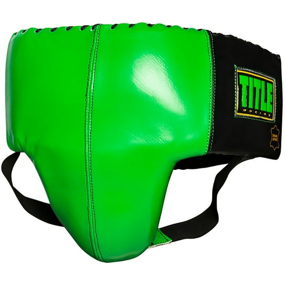 Title Boxing WBC Groin Protector - Large - Green/Black